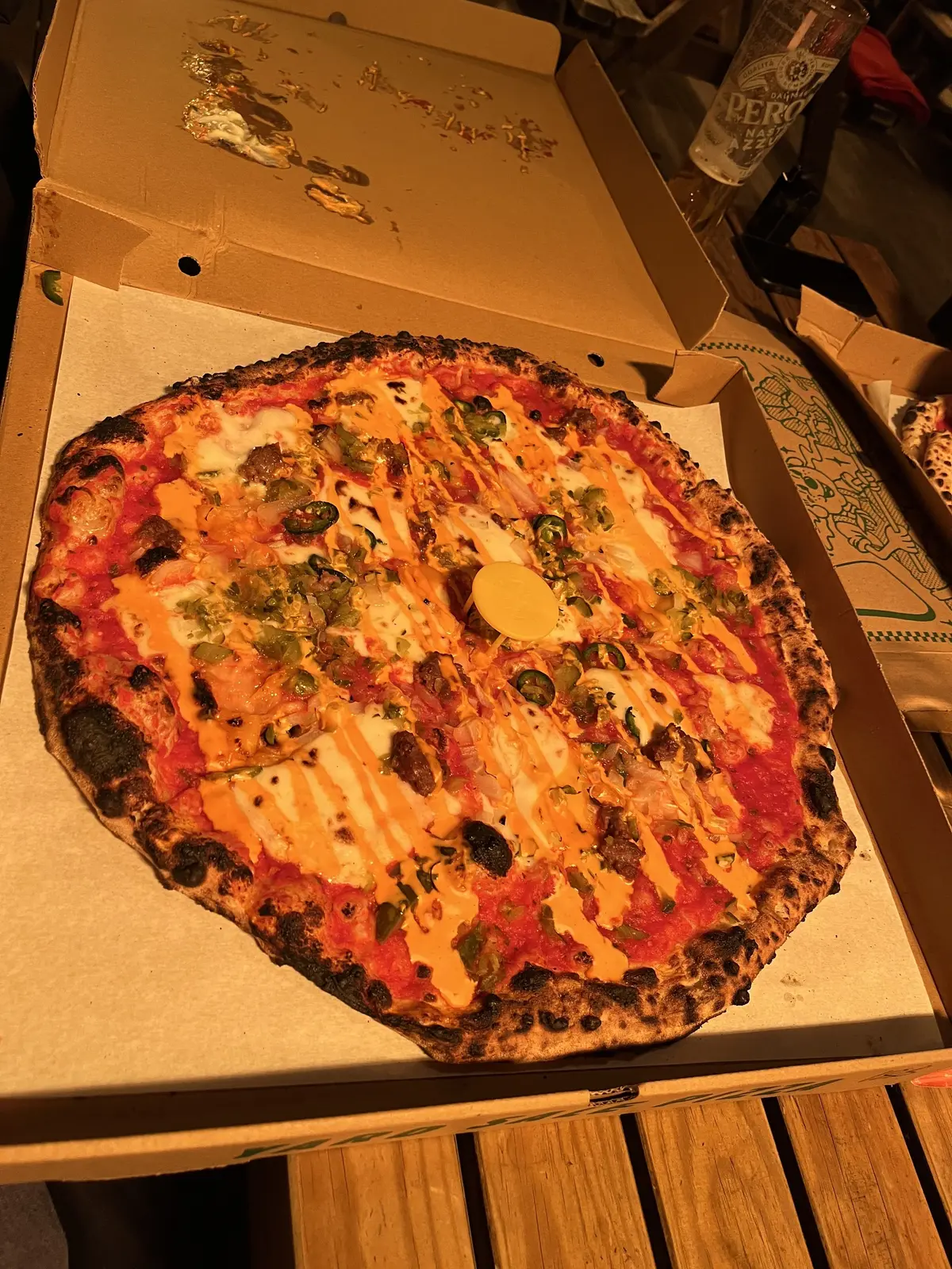 Pepperoni & Hot Honey at Bank of Friendship