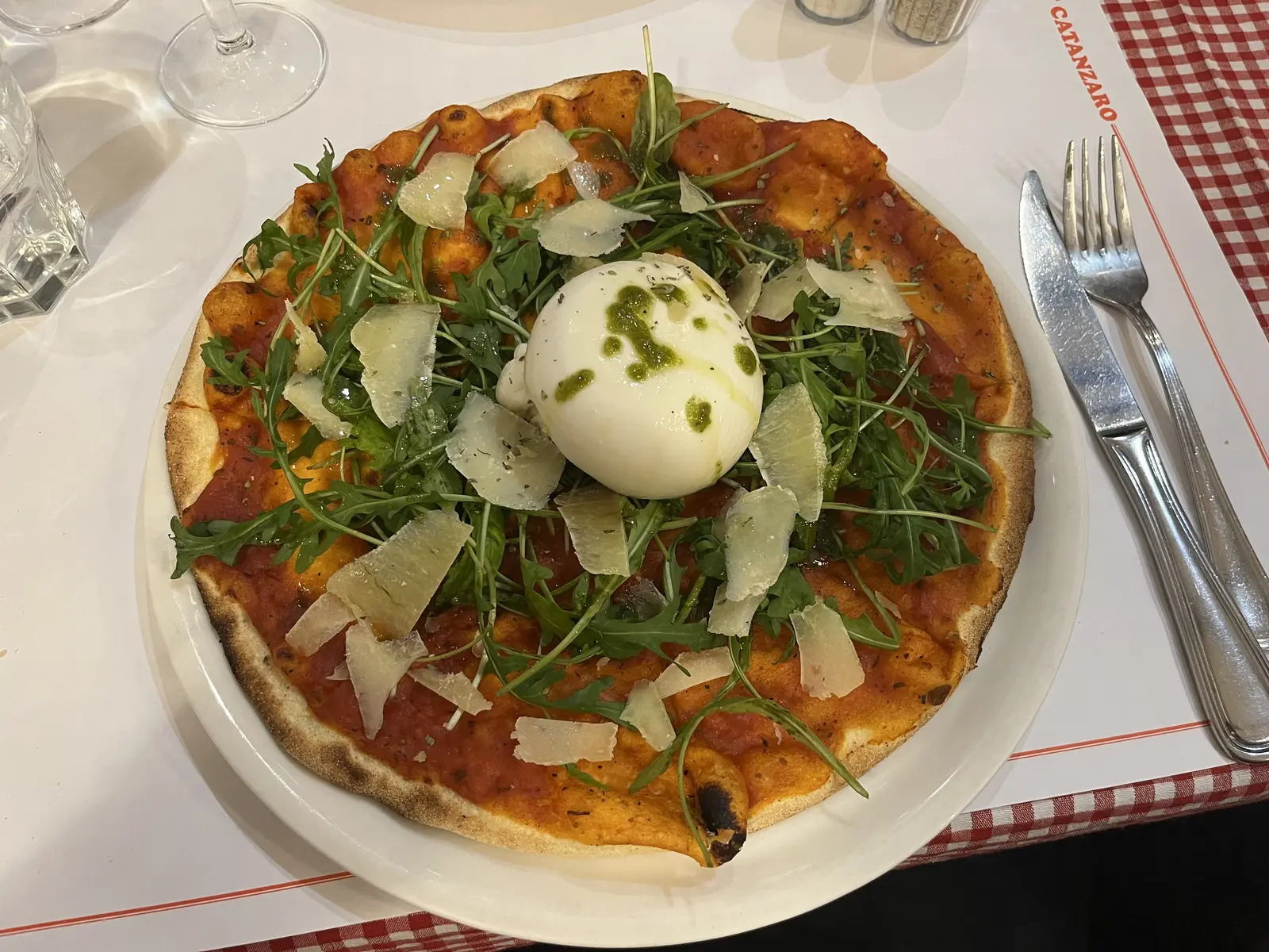 Burrata e Rucola at Catanzaro