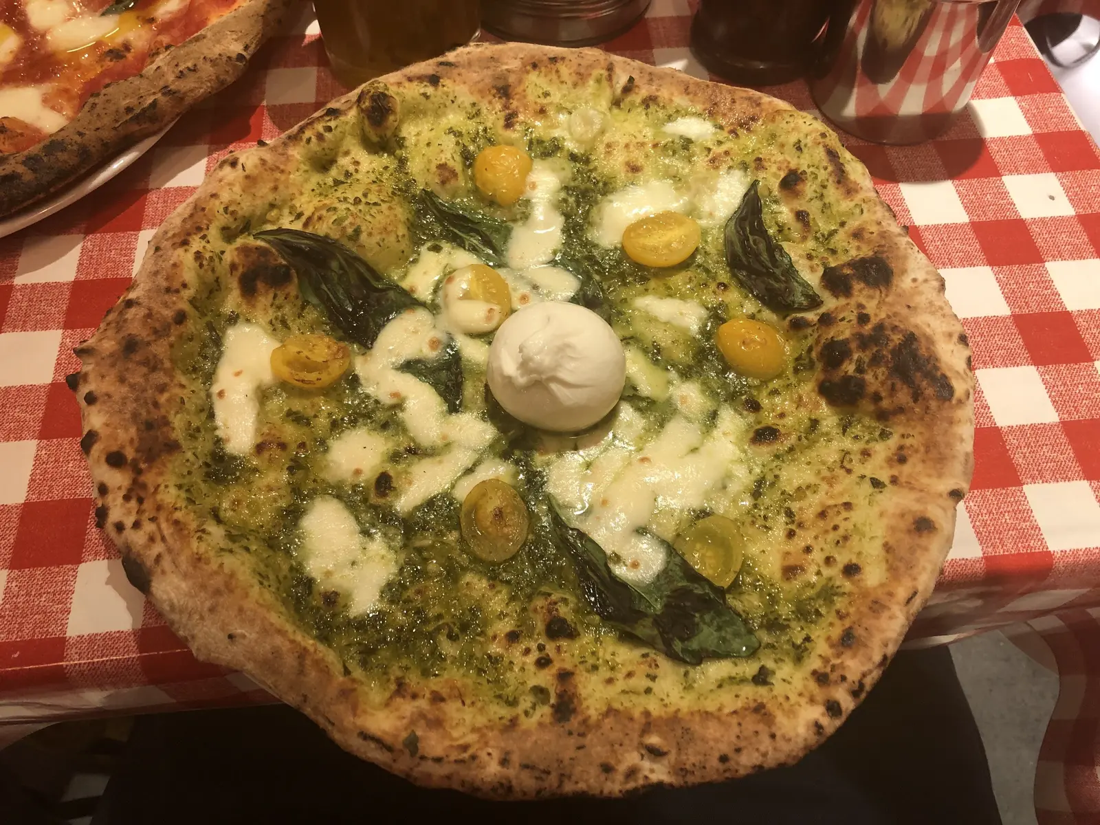 Pesto e Burrata at Pizza Pilgrims - Shoreditch