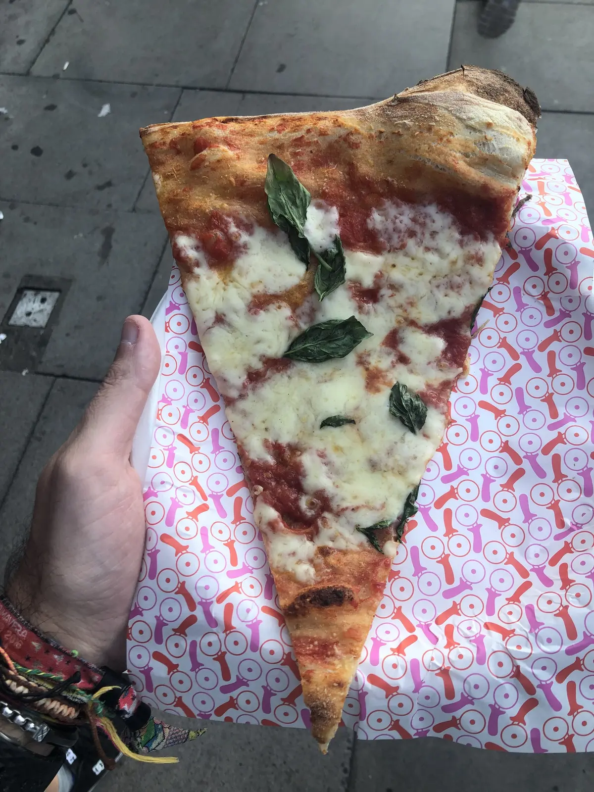 Margherita (slice) at Pizza Pilgrims - Finsbury Park