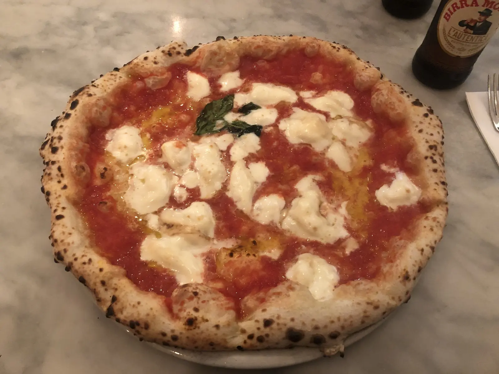 Bufala at Vicoli di Napoli Pizzeria