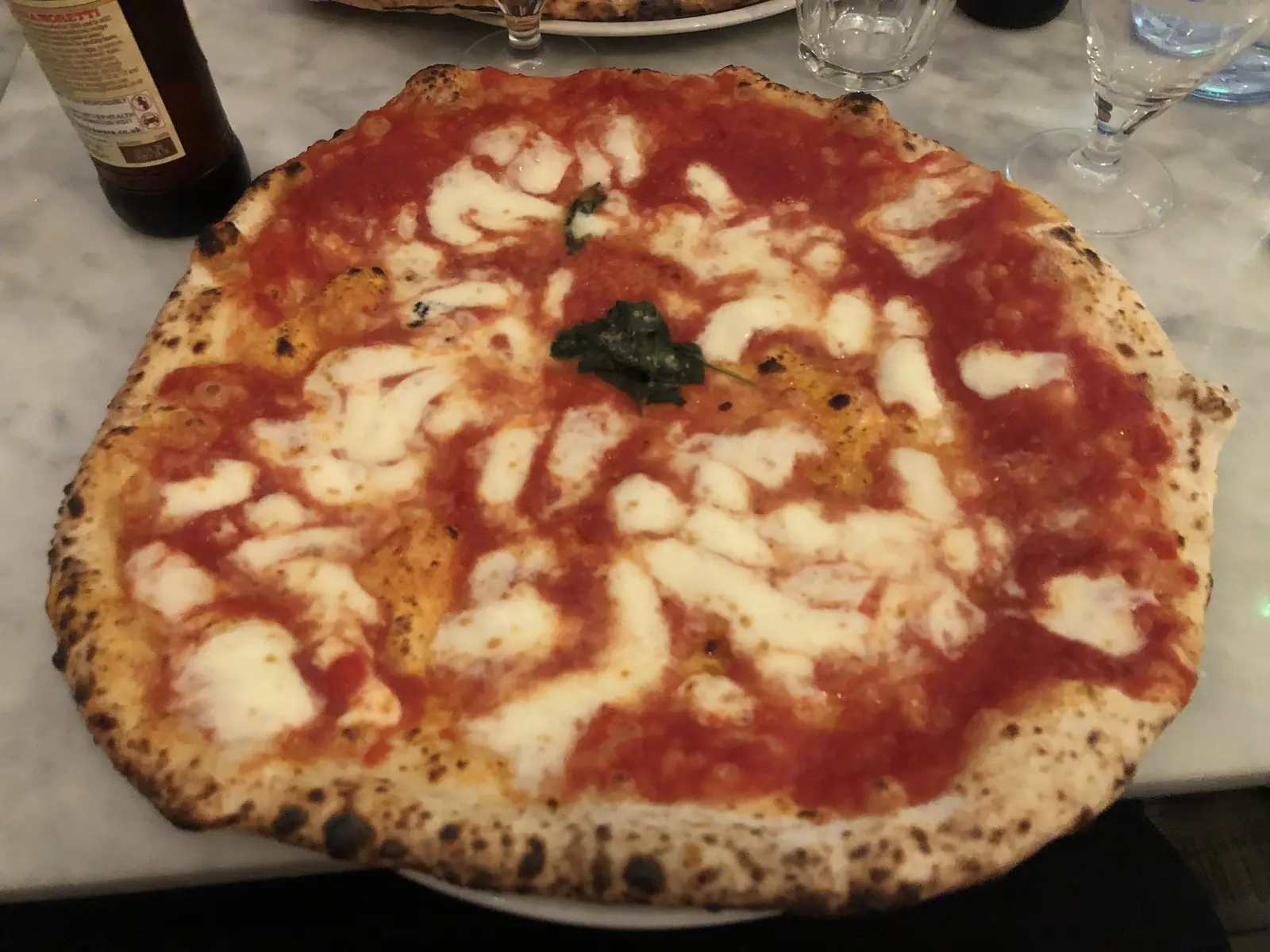 Bufala at Vicoli di Napoli Pizzeria